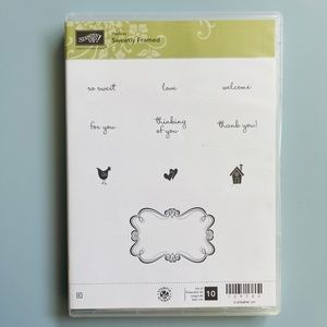 Stampin' Up! Sweetly Framed Clear Mount Rubber Stamp Set